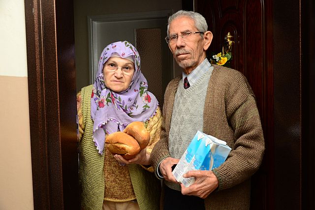 Soğuk Kış Aylarında Yaşlılar Unutulmadı